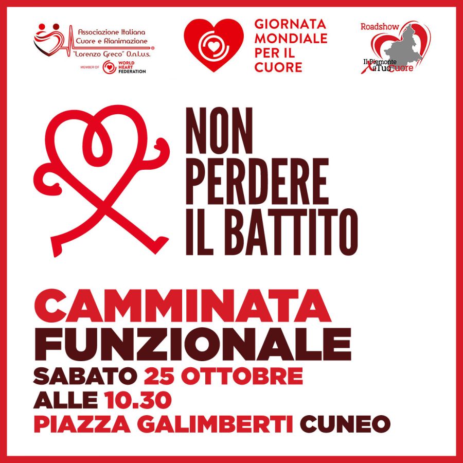 Giornata Mondiale per il Cuore – Camminata funzionale